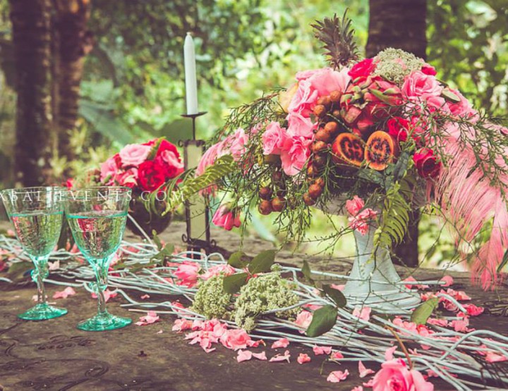 Pink decor in 